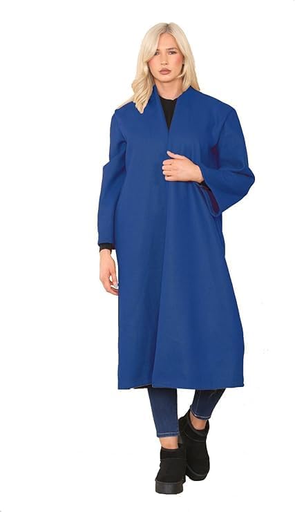 Women Long Waterfall Italian Duster Coat