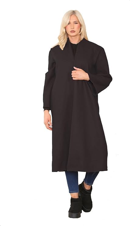 Women Long Waterfall Italian Duster Coat