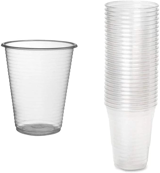 100 Extra Large Plastic Glasses