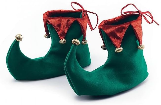 Adults Deluxe Christmas Elf Shoes