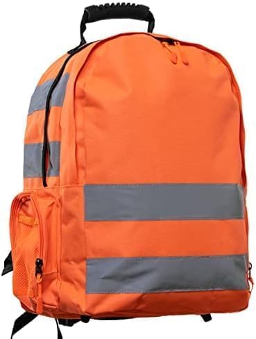 Hi Vis Viz Work Rucksack Backpack