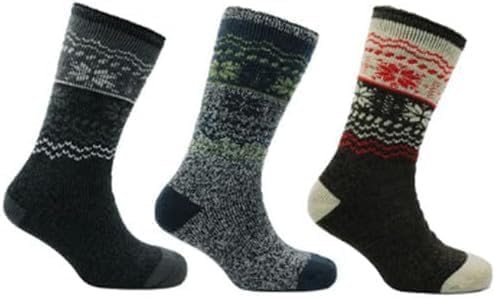 1/3 Pairs Thick Thermal Socks For Mens