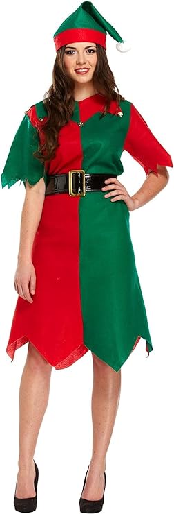 Womens Elf Costume Fancy Dress Outfits For Adults