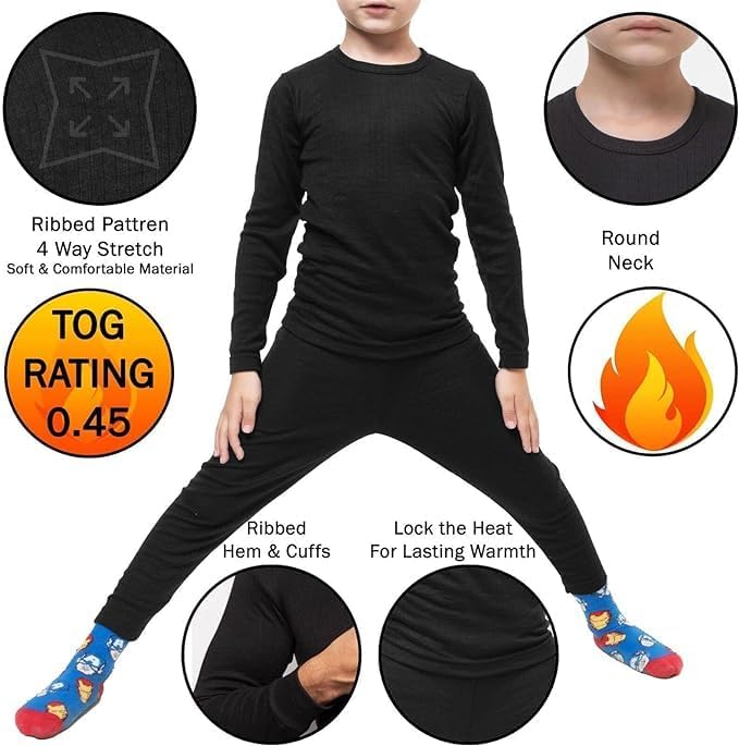 Generic Boy's Classic Kids Thermal Set