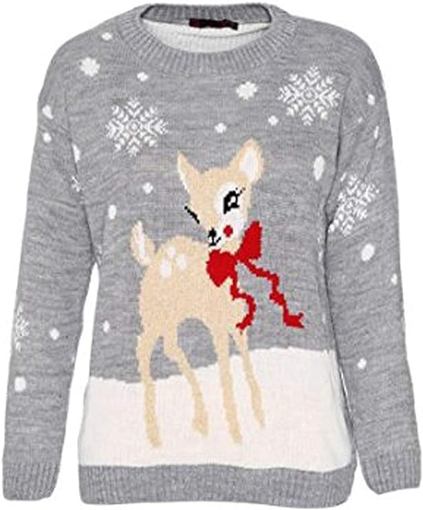 Kids Reindeer Christmas Sweater Unisex