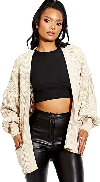 Women Open Front Sweater