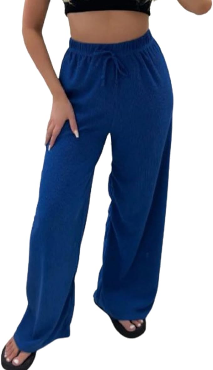 Ladies Wide Leg Plazzo Trousers