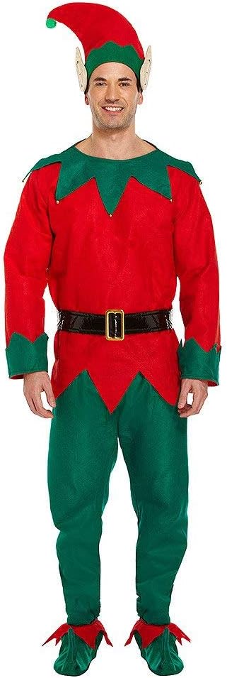 Mens Elf Christmas Fancy Outfits