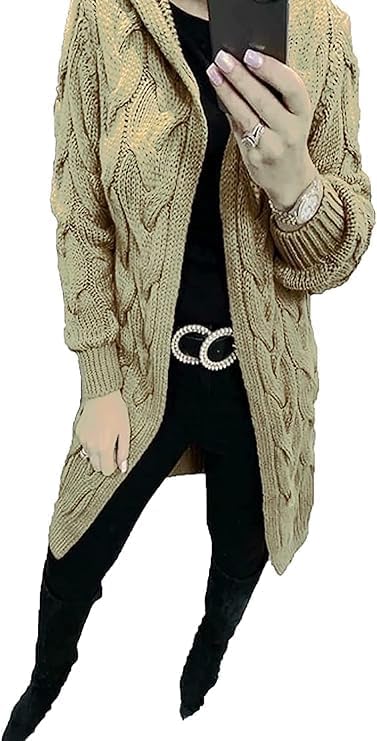 Women Chunky Sweater Loose Coat