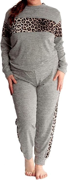 Ladies Nightwear Two Piece Long Sleeves Tracksuit