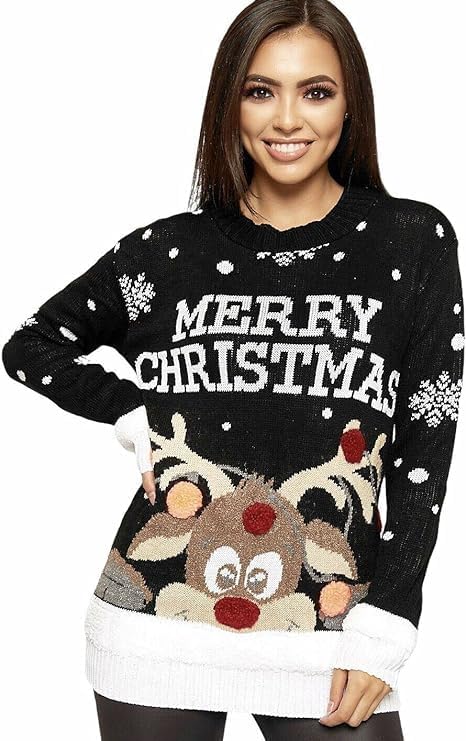 Ladies Long Christmas Sweater  for Girls