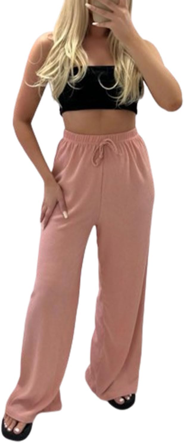 Ladies Wide Leg Plazzo Trousers