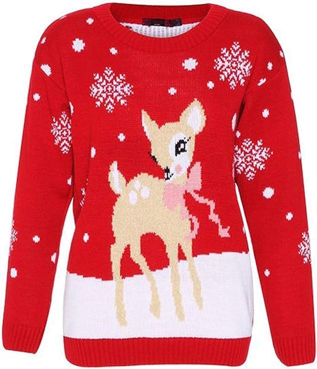 Kids Reindeer Christmas Sweater Unisex