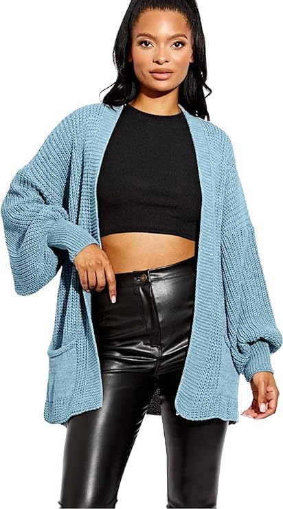 Women Open Front Sweater