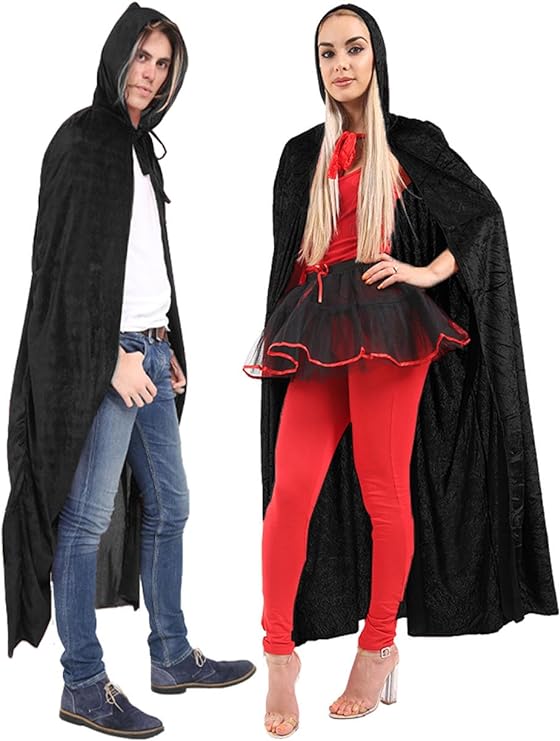 Unisex Velvet Hooded Cloak