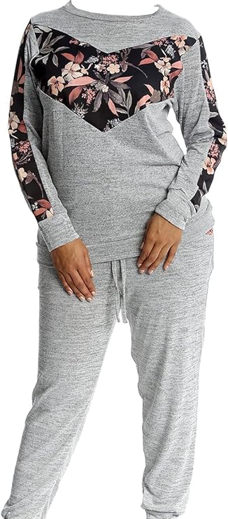 Ladies Nightwear Two Piece Long Sleeves Tracksuit