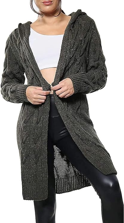 Women Chunky Sweater Loose Coat