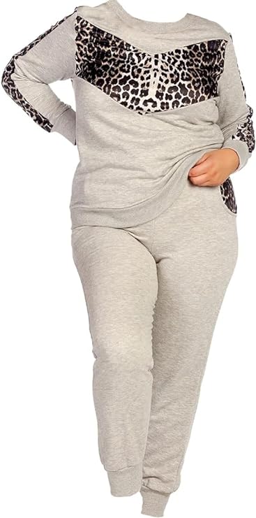 Ladies Nightwear Two Piece Long Sleeves Tracksuit