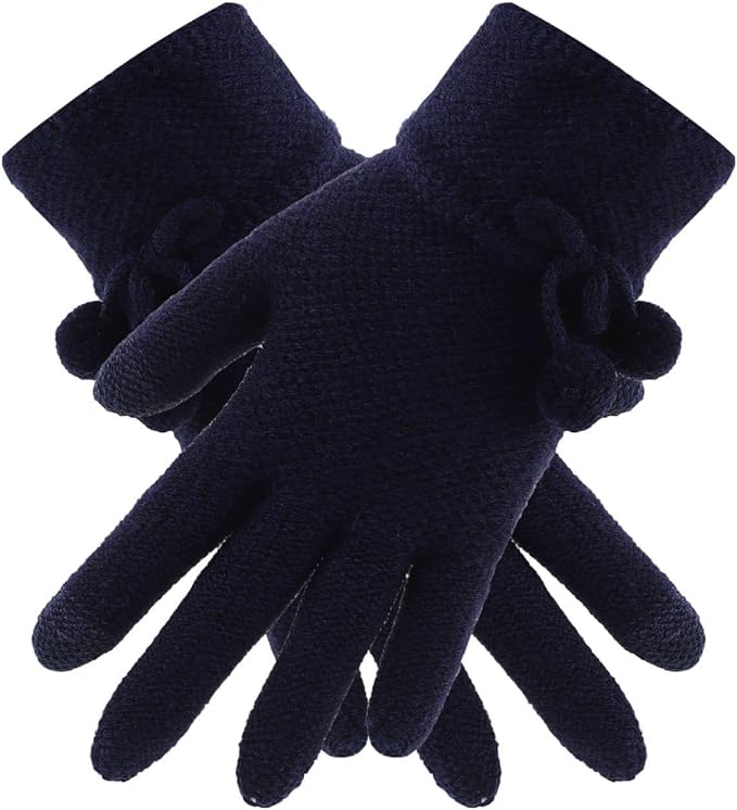 Ladies Super Soft Warm Fine Knit Thermal Winter Glove