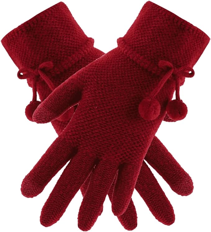 Ladies Super Soft Warm Fine Knit Thermal Winter Glove