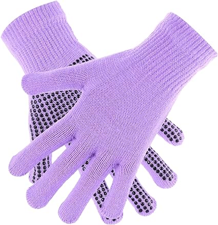 Adult Thermal Stretch Gloves With Grippers For Mens, Womens, Adults