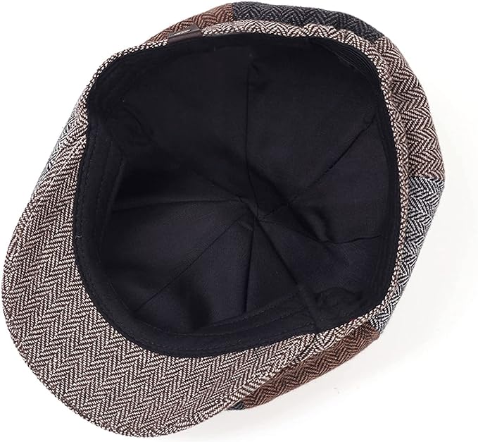 Men's Stylish Newsboy Cap Pack of 2