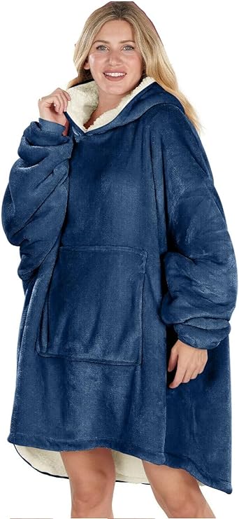 Women Ultra Plush Oversized Hoodie Blanke For Kids Adults Men Girls Boys