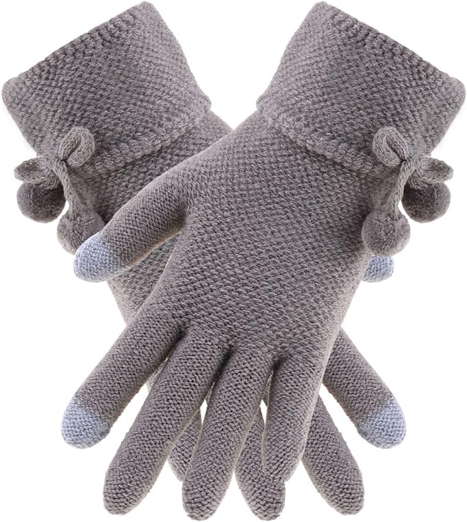 Ladies Super Soft Warm Fine Knit Thermal Winter Glove