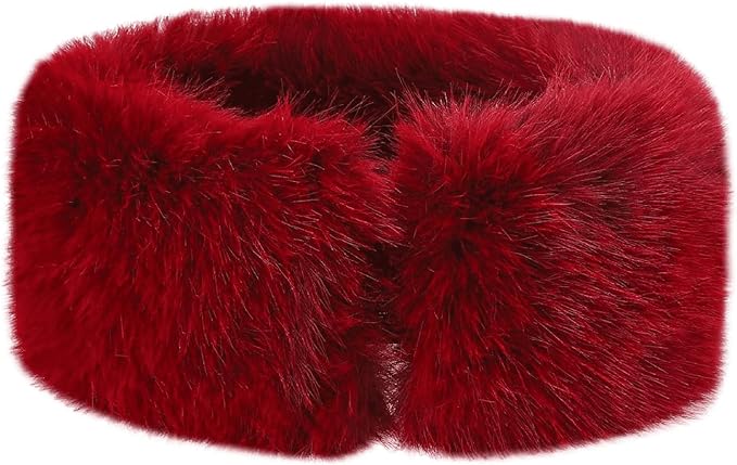 Luxury Faux Fur Headband For Women